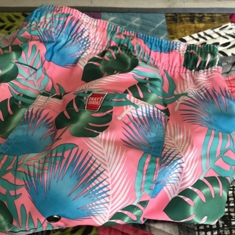 Party Sharks Swim Trunks